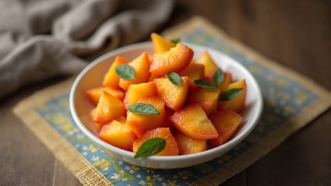 Vibrant Tropical Fruit Skewers Desktop Preview