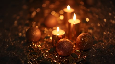 Shimmering Golden Glitter Abstract Background Desktop Preview