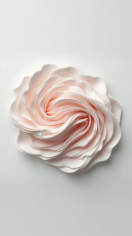 Pearlescent Flowing Ribbons Mobile Preview