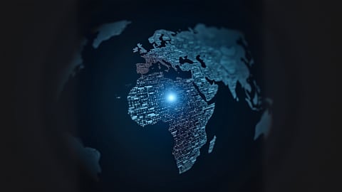 Abstract Data Streams and Binary Code Mobile Preview