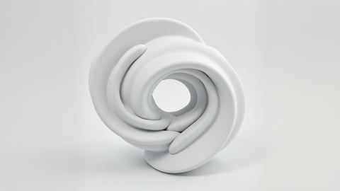 Iridescent Transparent Glass Abstract Structure Mobile Preview