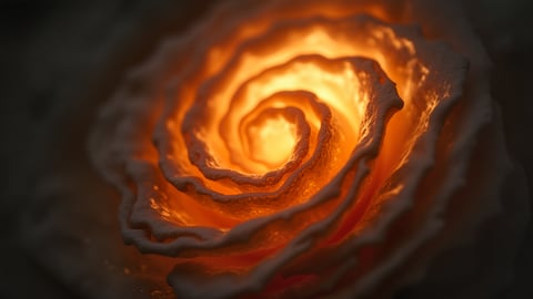 Abstract Swirl of Cream and Coffee Desktop Preview