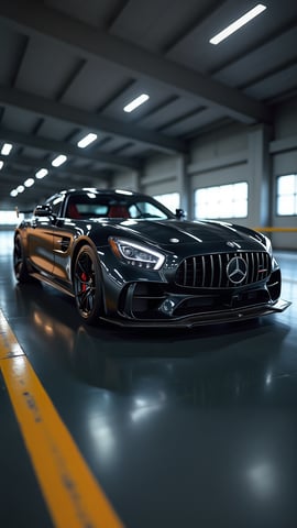 Carbon Fiber Mercedes: Sleek Automotive Design Mobile Preview