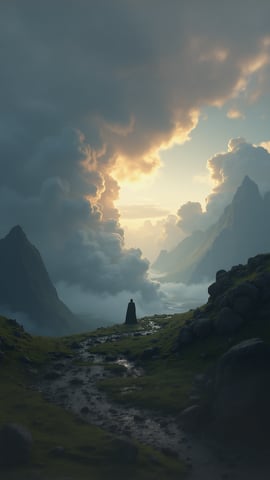 Dragonborn Overlooking Skyrim Mobile Preview