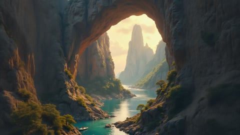 Dual Monitor Wallpaper: Connecting Two Different Worlds Desktop Preview