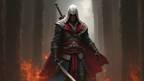 Ezio Auditore from Assassin’s Creed Desktop Preview