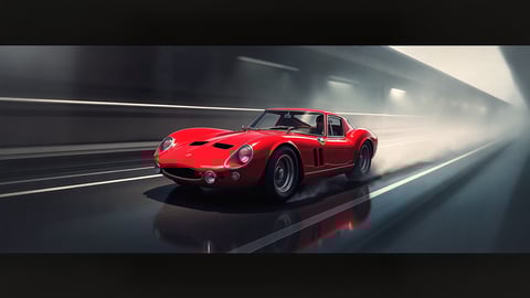 Ferrari 250 GTO in Action Mobile Preview