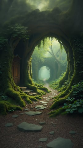 Goblincore Aesthetic: Mossy Forest Floor Mobile Preview