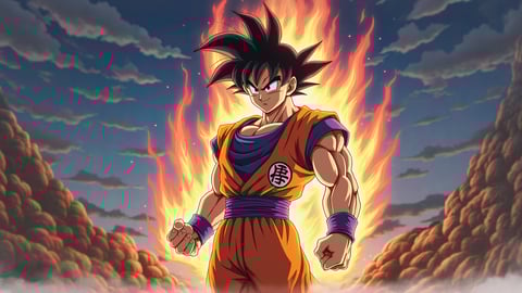 Goku from Dragon Ball Z Desktop Preview