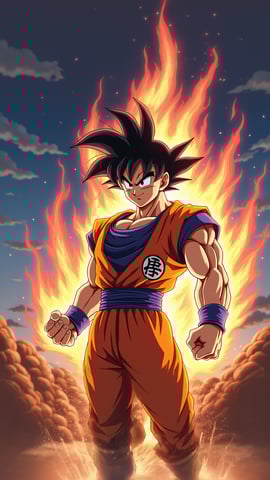 Goku from Dragon Ball Z Mobile Preview