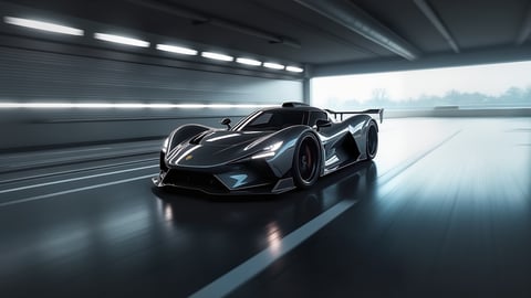 Hennessey Venom on a Dynamic Road Desktop Preview