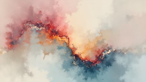 Pastel Marbling on White Desktop Preview