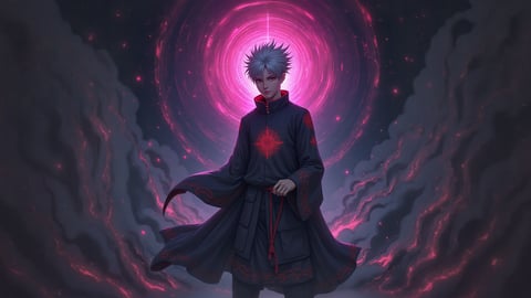 Kakashi Hatake Displaying His Sharingan Eye Desktop Preview