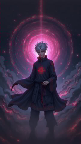 Kakashi Hatake Displaying His Sharingan Eye Mobile Preview