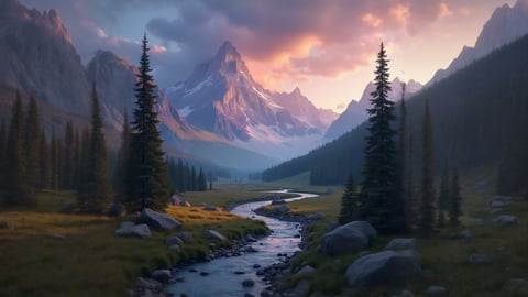 Landscapes of Denali in Alaska Desktop Preview