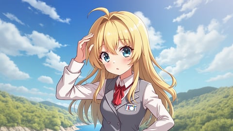 Light Anime Academia Wallpaper Desktop Preview