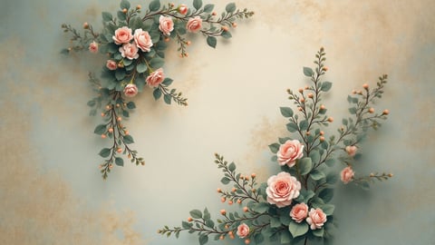 Marble Texture Roses Background Desktop Preview