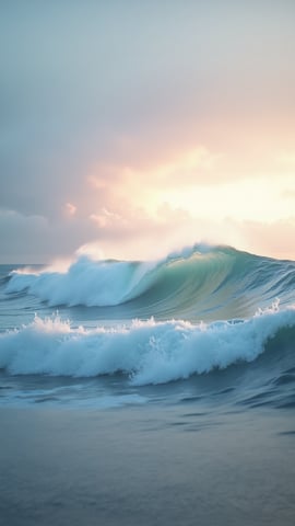 Maui Coastline: Waves Crashing on the Shore Mobile Preview