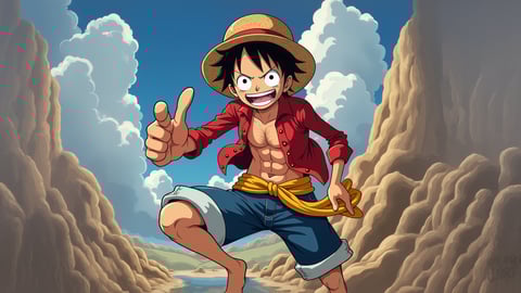 Monkey D. Luffy – One Piece Desktop Preview