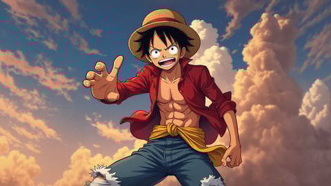 Monkey D. Luffy from One Piece Desktop Preview