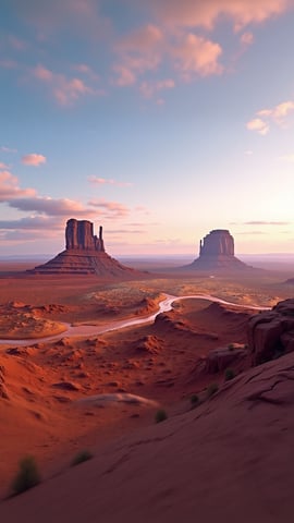 Monument Valley Landscape Mobile Preview