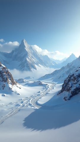 Mount Everest in Winter Mobile Preview