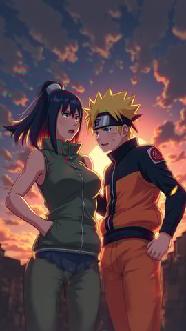 Naruto Uzumaki and Sasuke Uchiha Epic Confrontation Mobile Preview