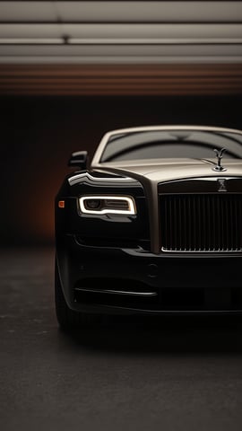 Rolls-Royce Phantom Parked in a Luxurious Setting Mobile Preview