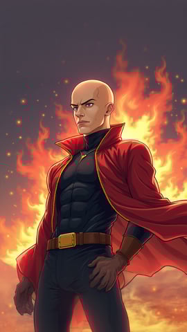 Saitama Standing Heroically Mobile Preview