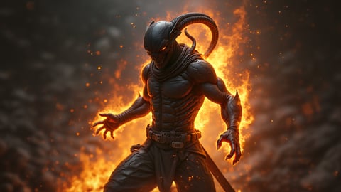 Scorpion from Mortal Kombat Desktop Preview