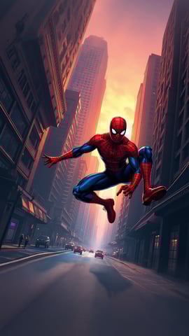 Spider-Man Swinging Through New York City Mobile Preview