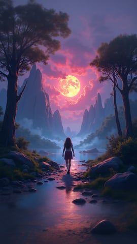 Super Mario Navigating a Mystical Forest Mobile Preview