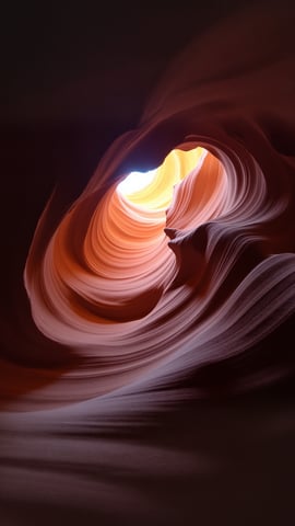 Antelope Canyon Light Beams Mobile Preview