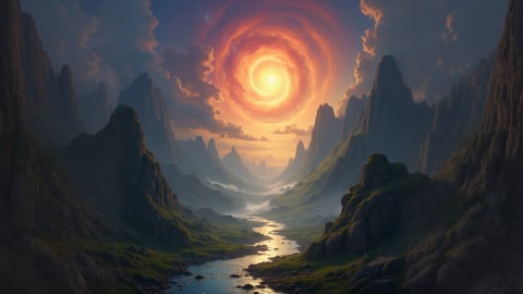 The Bifrost Bridge: A Shimmering Rainbow Path Desktop Preview