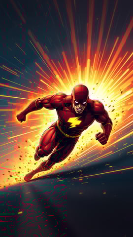 The Flash Racing Through Central City Mobile Preview