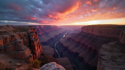 The Grand Canyon at Sunset Desktop Preview