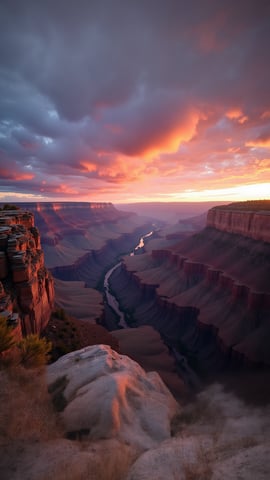 The Grand Canyon at Sunset Mobile Preview