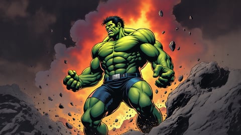 The Incredible Hulk Towering Heroically Mobile Preview