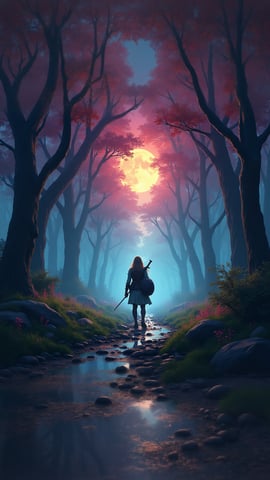 Link in a Mystical Forest from The Legend of Zelda Mobile Preview