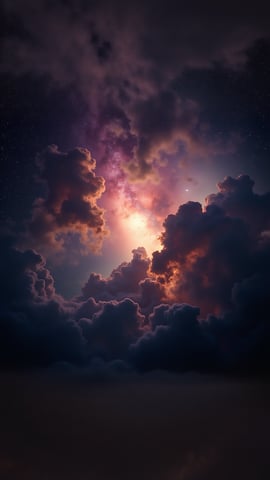 The Pillars of Creation: A Nebula in Deep Space Mobile Preview