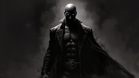 The Punisher in Intense Action Pose Desktop Preview