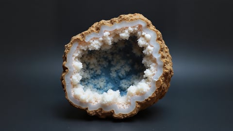 The Cross-Section of a Beautiful Geode Desktop Preview