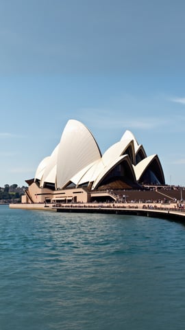 The Iconic Sydney Opera House Under a Bright Sunny Sky Mobile Preview