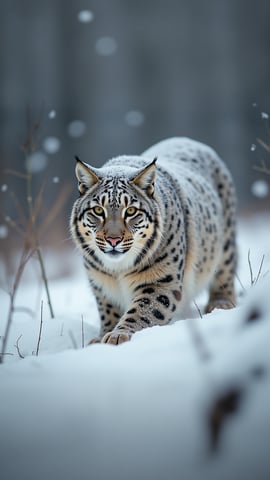 The Incredible Natural Camouflage of a Snow Leopard Mobile Preview