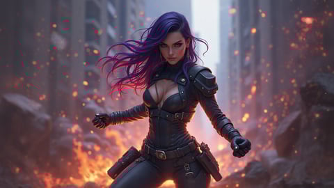 Wraith from Apex Legends in Action Desktop Preview