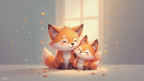 A Group of Adorable Red Pandas Desktop Preview