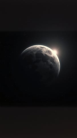 Outer Space Black Hole Mobile Preview