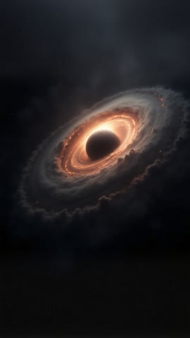 Supermassive Black Hole at the Center of a Galaxy Mobile Preview