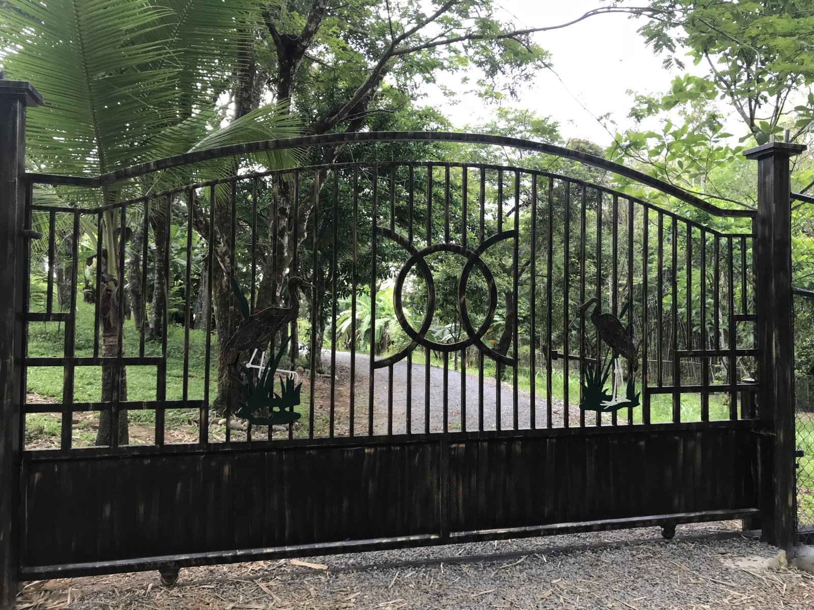 Entrance to the Lodge and Bamboo  farm