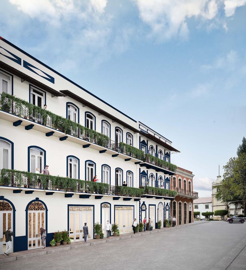 Fachada del edificio (render)